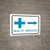 Health Services Right Arrow with Icon Landscape v2 - Wall Sign