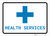 Health Services with Icon Landscape v2 - Wall Sign