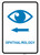 Ophthalmology Left Arrow with Icon Portrait v2 - Wall Sign