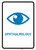 Ophthalmology with Icon Portrait v2 - Wall Sign