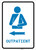 Outpatient Left Arrow with Icon Portrait v2 - Wall Sign