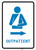 Outpatient Right Arrow with Icon Portrait v2 - Wall Sign