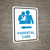 Parental Care Left Arrow with Icon Portrait v2 - Wall Sign