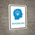Psychology with Icon Portrait v2 - Wall Sign