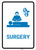 Surgery with Icon Portrait v2 - Wall Sign