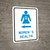 Women's Health Left Arrow with Icon Portrait v2 - Wall Sign