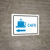 Cafe Left Arrow with Icon Landscape v2 - Wall Sign