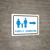 Family Changing Right Arrow with Icon Landscape v2 - Wall Sign