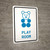 Play Room with Icon Portrait - Wall Sign