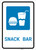 Snack Bar with Icon Portrait v2 - Wall Sign