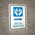 Social Services Right Arrow with Icon Portrait v2 - Wall Sign