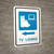 TV Lounge Left Arrow with Icon Portrait v2 - Wall Sign