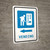 Vending Machine Left Arrow with Icon Portrait v2 - Wall Sign