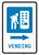 Vending Machine Right Arrow with Icon Portrait v2 - Wall Sign