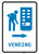 Vending Machine Right Arrow with Icon Portrait - Wall Sign