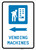 Vending Machines Left Arrow with Icon Portrait v2 - Wall Sign