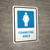 Womens Changing Area with Icon Portrait v2 - Wall Sign