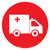 Ambulence Colored - Floor Sign