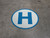 Hospital White - Floor Sign