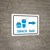 Snack Bar Right Arrow with Icon Landscape v2 - Wall Sign