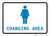 Womens Changing Area with Icon Landscape v2 - Wall Sign