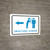 Infectious Disease Left Arrow with Icon Landscape v2 - Wall Sign