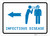 Infectious Disease Left Arrow with Icon Landscape v2 - Wall Sign