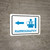 Mammography Left Arrow with Icon Landscape v2 - Wall Sign