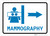 Mammography Right Arrow with Icon Landscape v2 - Wall Sign