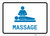 Massage with Icon Landscape v2 - Wall Sign