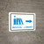 Medical Library Right Arrow with Icon Landscape v2 - Wall Sign