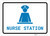 Nurse Station with Icon Landscape v2 - Wall Sign