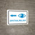 Ophthalmology Left Arrow with Icon Landscape v2 - Wall Sign