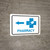 Pharmacy Left Arrow with Icon Landscape v2 - Wall Sign