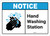 Notice: Hand Washing Station ANSI Landscape - Wall Sign