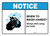 Notice: Wash Hands Always After Using Toilet ANSI Landscape - Wall Sign
