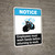 Notice: Employees Must Wash Hands Before Work ANSI Portrait - Wall Sign
