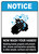 Notice: Washing Hands Properly Will Prevent Dirt ANSI Portrait - Wall Sign
