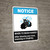 Notice: Wash Hands After Sneezing ANSI Portrait - Wall Sign