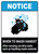 Notice: Wash Hands After Dirty Tasks ANSI Portrait - Wall Sign