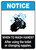 Notice: Wash Hands After Using Toilet ANSI Portrait - Wall Sign