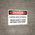 Danger: Corona Virus Outbreak Wear Safety Gear Landscape - Wall Sign