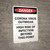 Danger: Corona Virus Outbreak Risk Of Infection Portrait - Wall Sign