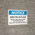 Notice: Shelter in Place We are Closed at Home ANSI Landscape - Wall Sign