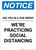 Notice: See you in a Few Weeks We are Social Distancing ANSI Portrait - Wall Sign