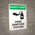 Safety First: Hand Sanitizer Station Portrait - Wall Sign