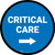 Critical Care Right with Arrow Circular - Floor Sign