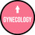 Gynecology Arrow Straight Circular - Floor Sign