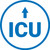 ICU Ahead with Arrow Circular - Floor Sign