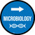 Microbiology Arrow Right Circular - Floor Sign
